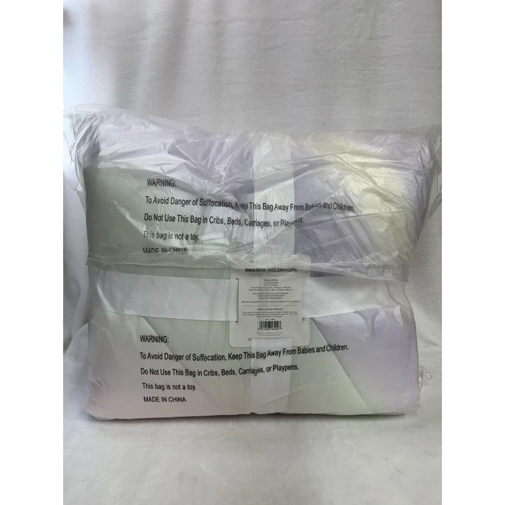 Twin/Twin XL Pastel Wave Swirl Print Comforter & Sham Set - Makers Collective